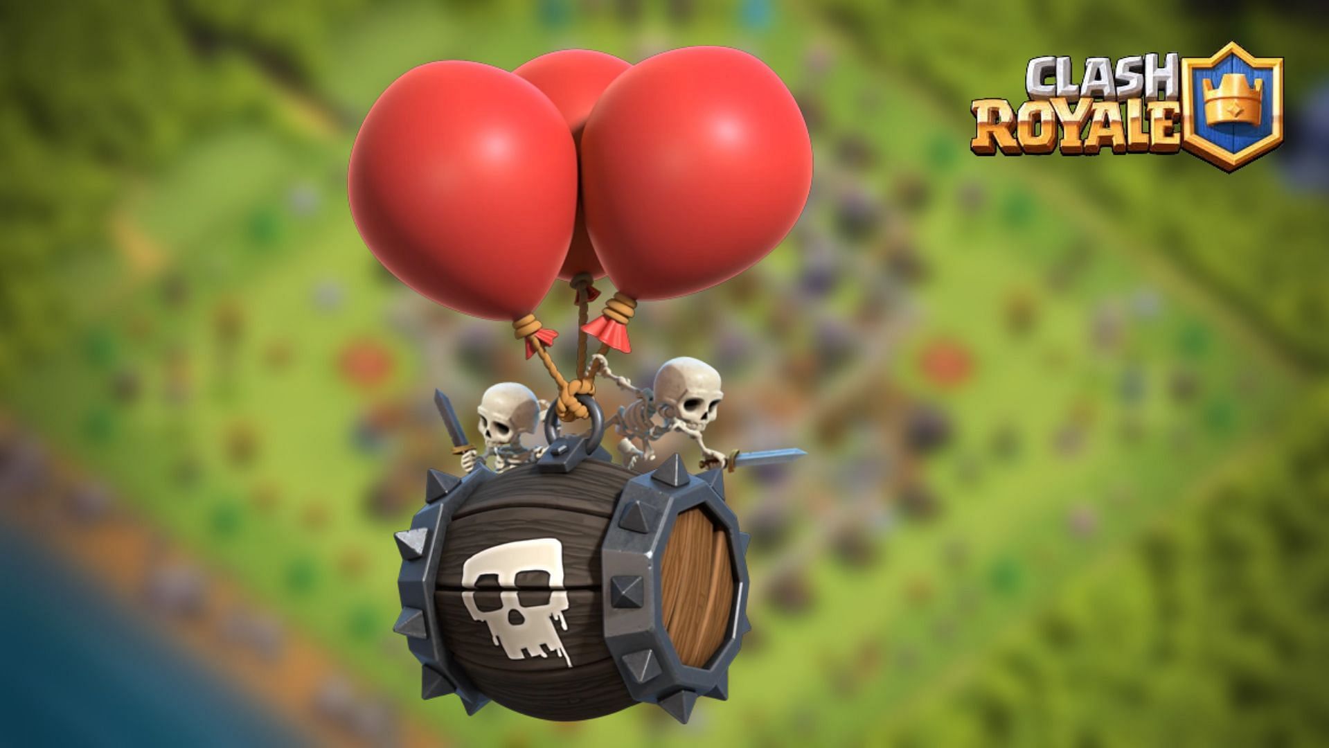 Skeletons spawning from the barrel (Image via Supercell)